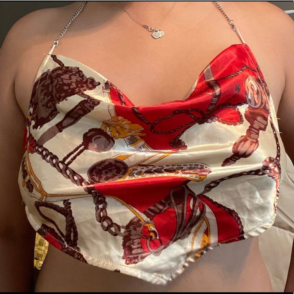 Backless Festival Chain Top
